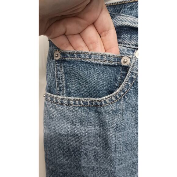 J.Crew button Fly Vintage wide leg premium jeans boho Preppy Sz 27 Eco Friendly - Picture 7 of 11